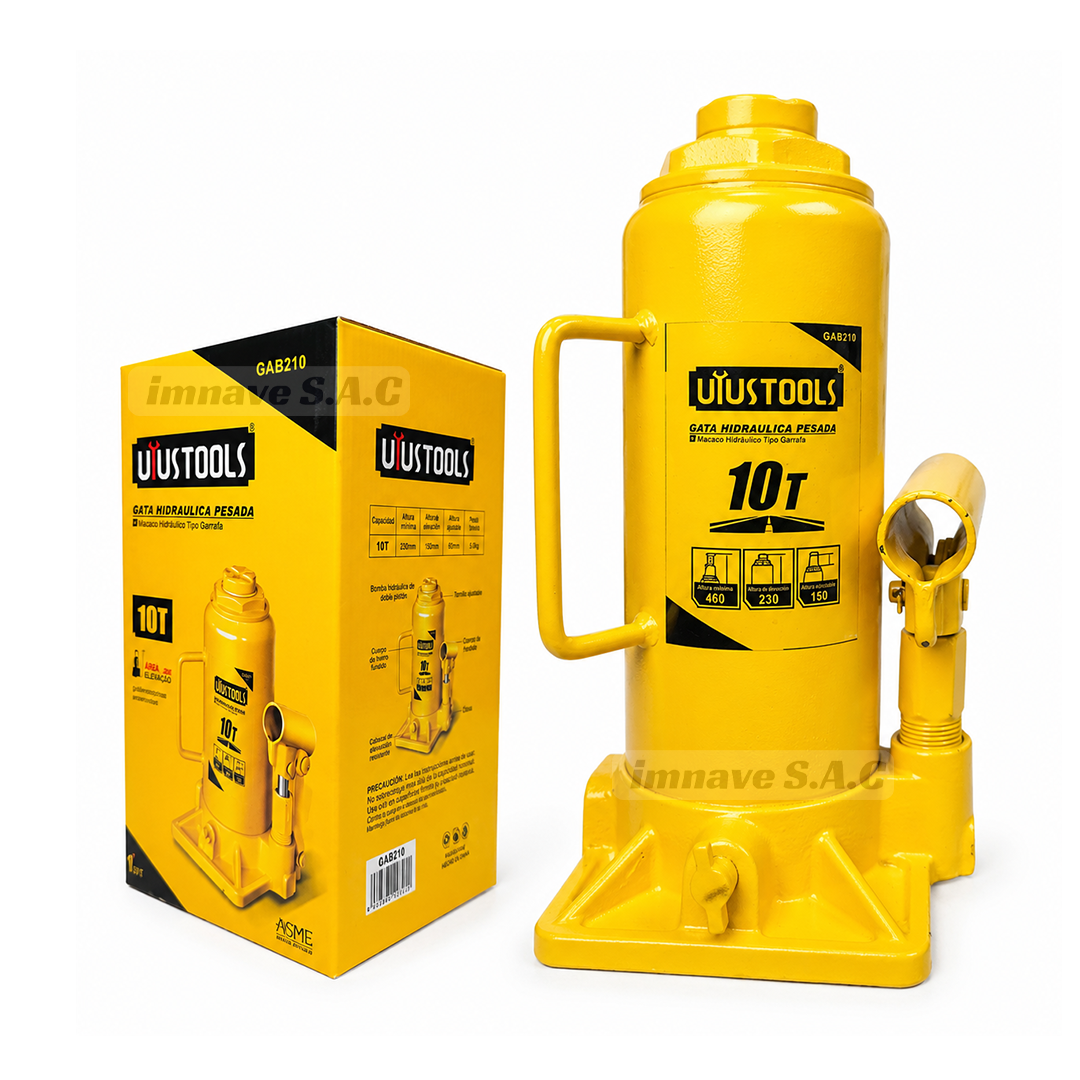 Gata hidráulico de botella de 10TON UYUSTOOLS