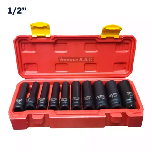 JUEGO DE DADOS  1/2" FORT TOOLS