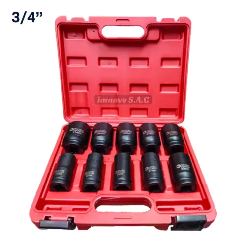 JUEGO DE DADOS 3/4" FORT TOOLS