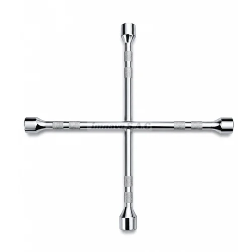 Llave de cruz 18″ pulida y cromada